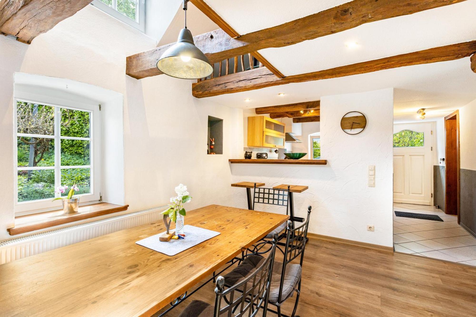 Fachwerk-Ferienhaus 1764 Eslohe Buitenkant foto