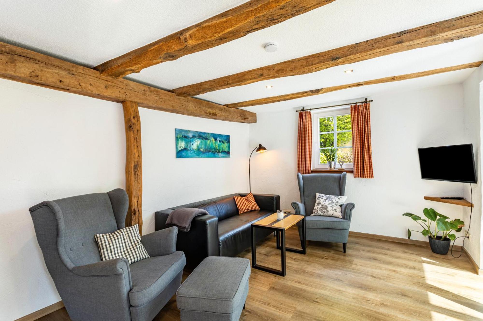 Fachwerk-Ferienhaus 1764 Eslohe Buitenkant foto