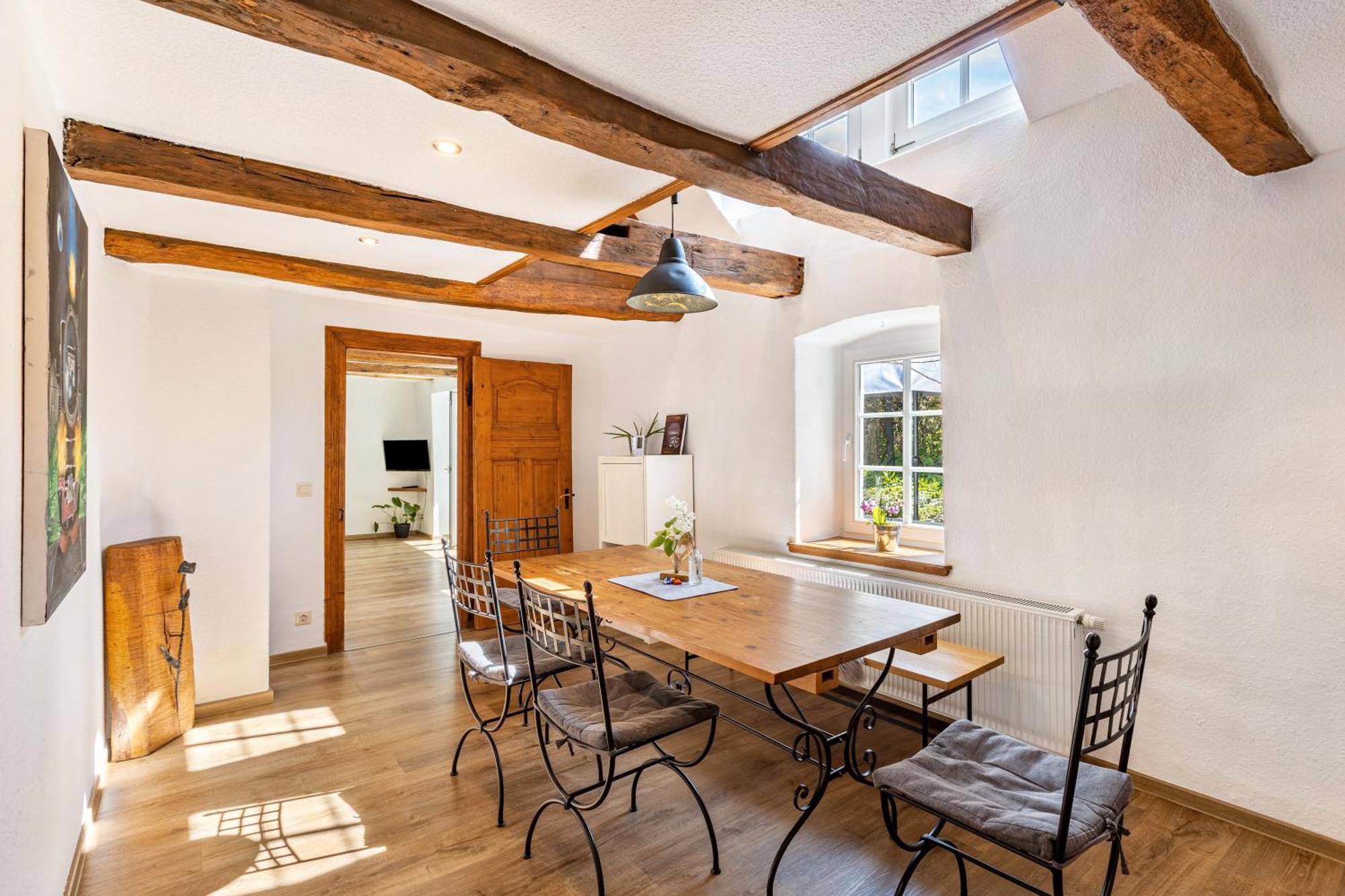 Fachwerk-Ferienhaus 1764 Eslohe Buitenkant foto